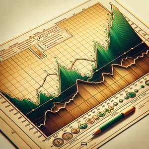 Money Fluctuation Graph: Time vs Amount | Informative Line Graph