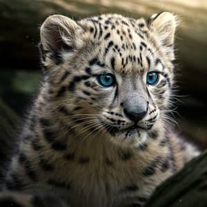 Adorable Baby Snow Leopard Pictures