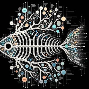 Fishbone Research Visualization | Problem, Causes, Data Points