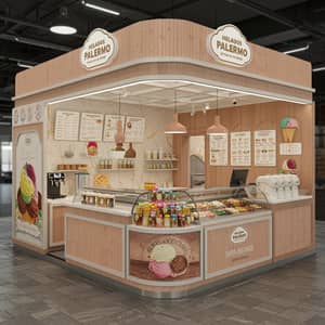 Trendy Ice Cream & Coffee Kiosk | Helados Palermo