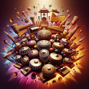 Gamelan Instruments in Energetic Explosion | Indonesian Music Scene