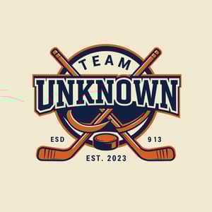Team Unknown Hockey Logo - Est. 2023