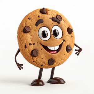 Chocolate Chip Cookie Mascot for Your Brand