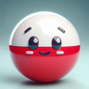 Polish Flag Inspired Cheerful Ball Design