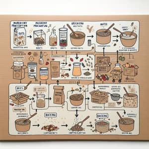 Healthy Cereal Bar Making Flowchart