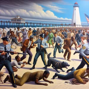 1963 Biloxi Civil Rights Wade-In Beach Riots | Black Individuals Arrested