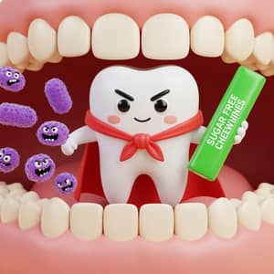 Fight Plaque with Our Super Tooth!