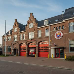 Brandweer Bilthoven Firefighting Station - Round Patch