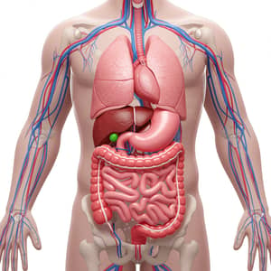 Human Digestive System Illustration