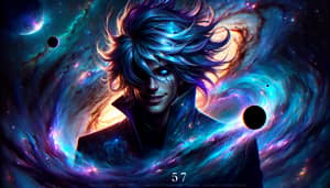 Galactic Anti-Hero with Blue & Purple Hair | Odyssey Emperor Kayn