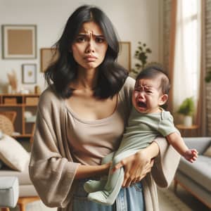 Coping with a Crying Baby: A Mother's Struggle