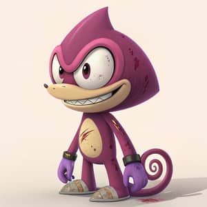 Infected Espio the Chameleon Character Art