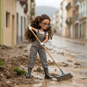 Bratz Inspired Doll Cleaning After Flood