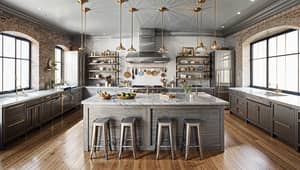 Industrial Style Kitchen Design Ideas