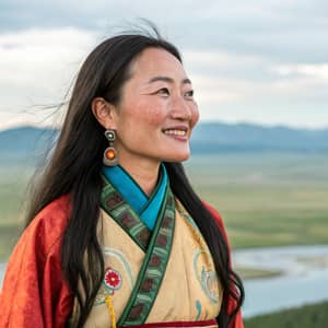 Stunning Mongolian Women: Beauty and Grace