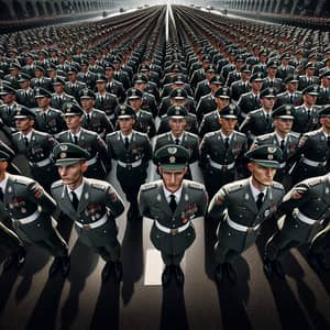 Austrian Diverse Soldiers Military Parade Precision & Discipline