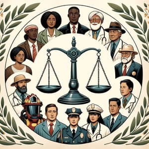 Respecting Authority and Diversity | Symbol of Justice & Equality