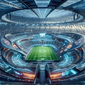 Futuristic Stadium with Innovative Architecture