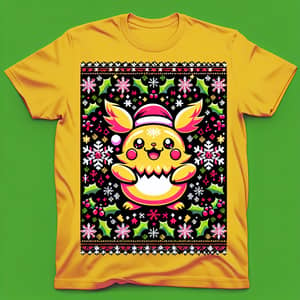 Festive Anime Christmas T-Shirt Design