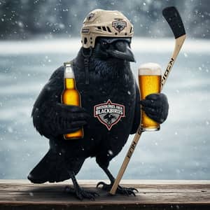 Brookings Area Blackbirds: Crow Hockey Fans