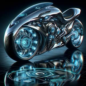 Futuristic Motorcycle from Year 3000