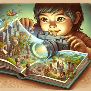 A Book Shaped Camera: See a Peaceful Future