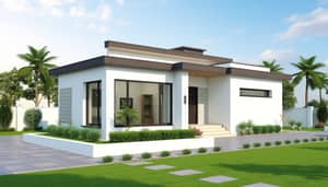 Modern 3D House Design - 6x12 Meters