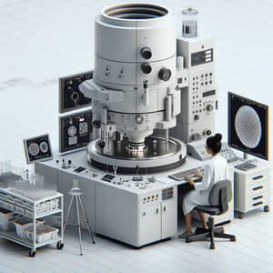 Scanning Electron Microscope (SEM) Device in Scientific Environment