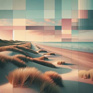 Harmonious Abstraction of Danish Coastal Landscapes