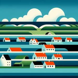 Minimalist Danish Fishing Village in Vorupør