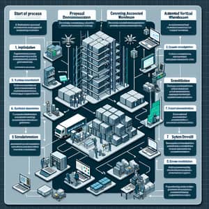 Automated Vertical Warehouse Implementation Process Flowchart