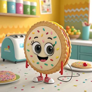 Fun and Quirky Pop Tart Mascot Designs