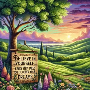 Inspirational Quote: Believe in Yourself for Dream Success