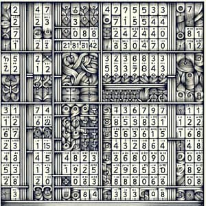 Multiplication Table Educational Illustration