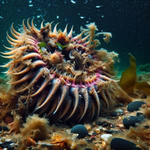 Echinoderms Feeding on Organic Matter in the Sea