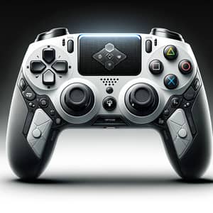 Modern PS5 DualSense Gaming Controller - Detailed Vector Image