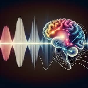 Sound Wave Evolving Into Consciousness - Visual Representation