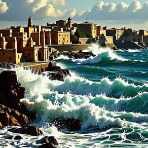 Ancient City Defends Against Ocean Waves