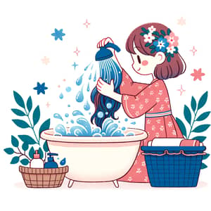 Girl Washing Hair: Fresh & Clean - DIY Hair Washing Guide