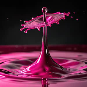 Melting Metallic Pink Art - Unique Creations