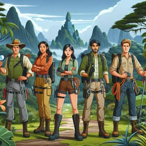 Multicultural Adventure Team | Forest, Mountains, Hidden Temple