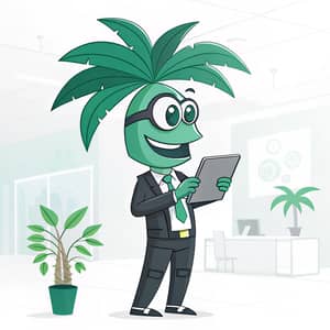 Professional Mascot Design for Palmtree.ai