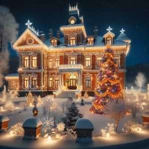 Festive Manor House in Polibino, Lipetsk | Winter Season