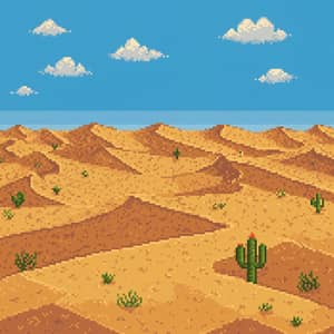 Desert Pixel Art: Stunning 8-Bit Designs