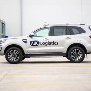 Company Vehicle Sign Writing on 2024 Ford Everest