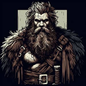 Grimdark Barbarian Illustration: Intimidating & Powerful