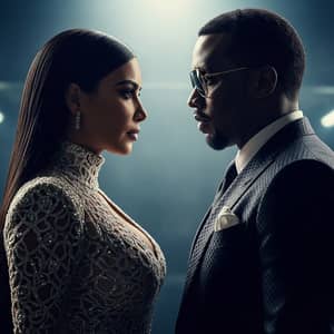 Kim Kardashian vs. P. Diddy: Cinematic Showdown