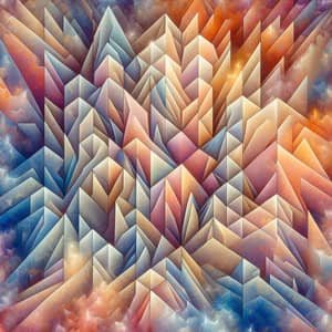 Mesmerizing Origami Pattern - Digital Art & Design