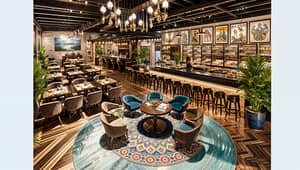 Eclectic Custom Restaurant Interior Design