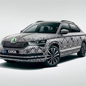 Hyper-Realistic Skoda Karoq | Monogram Pattern Inspired Paint